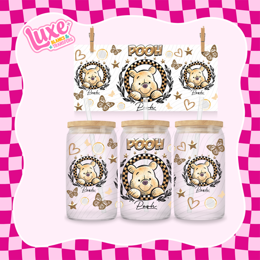 Pooh Vintage | 16oz UV DTF Wrap | #1293