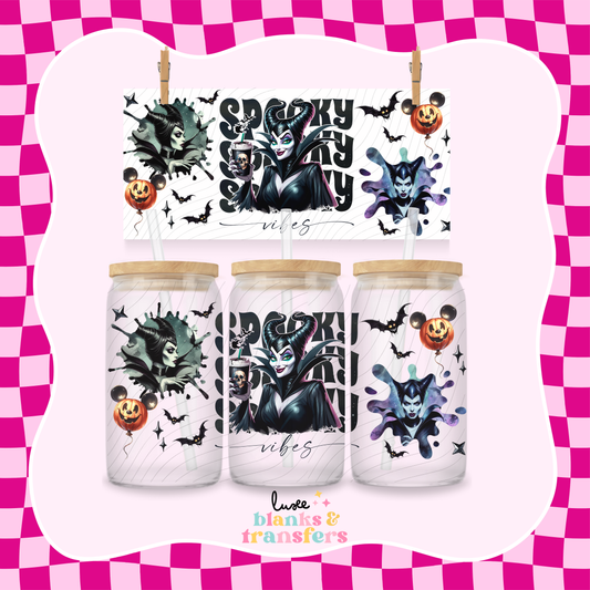 Maleficent Spooky UV DTF Wrap (#797)