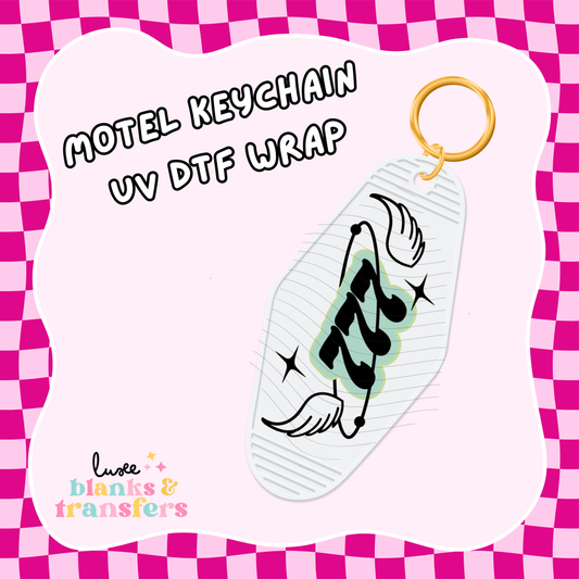 Motel Keychain UV DTF Wrap (#C17)