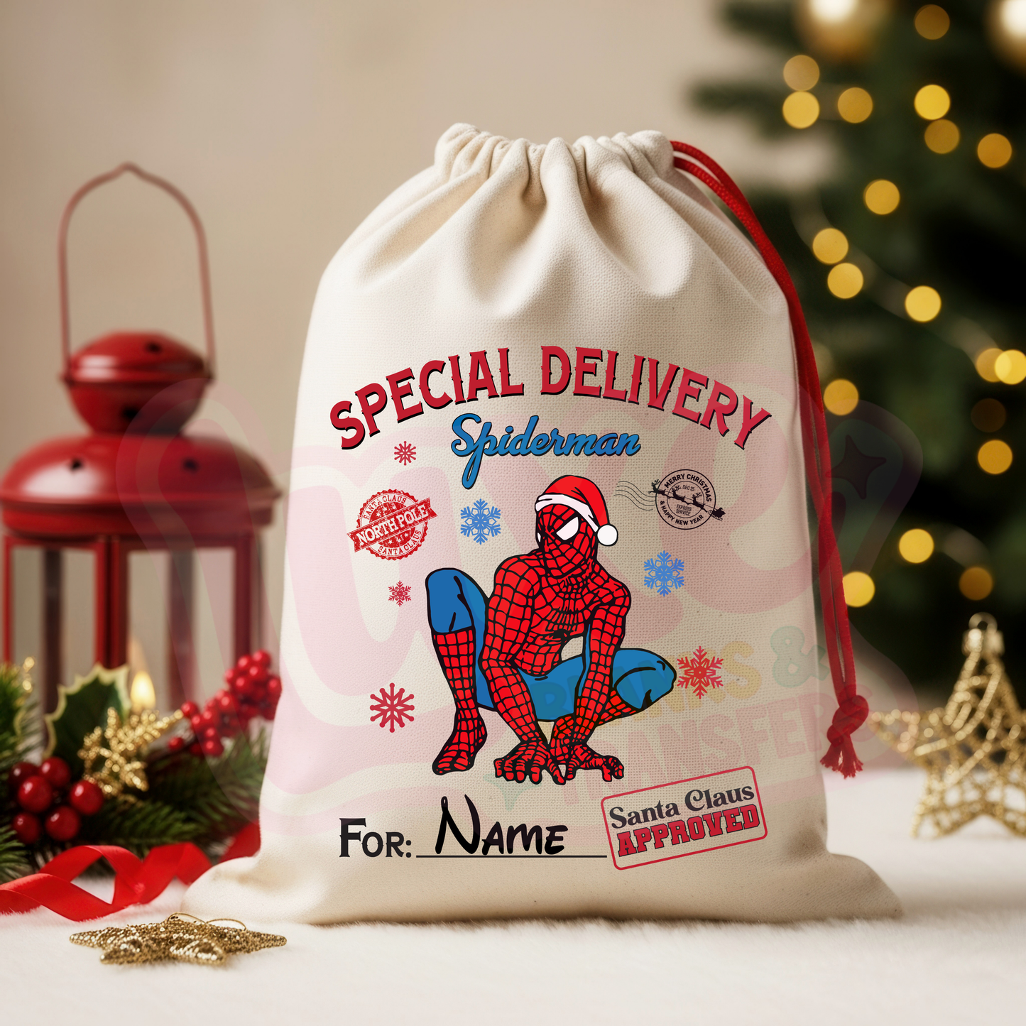 Spidey | Santa Sack DTF Heat Transfer | #16