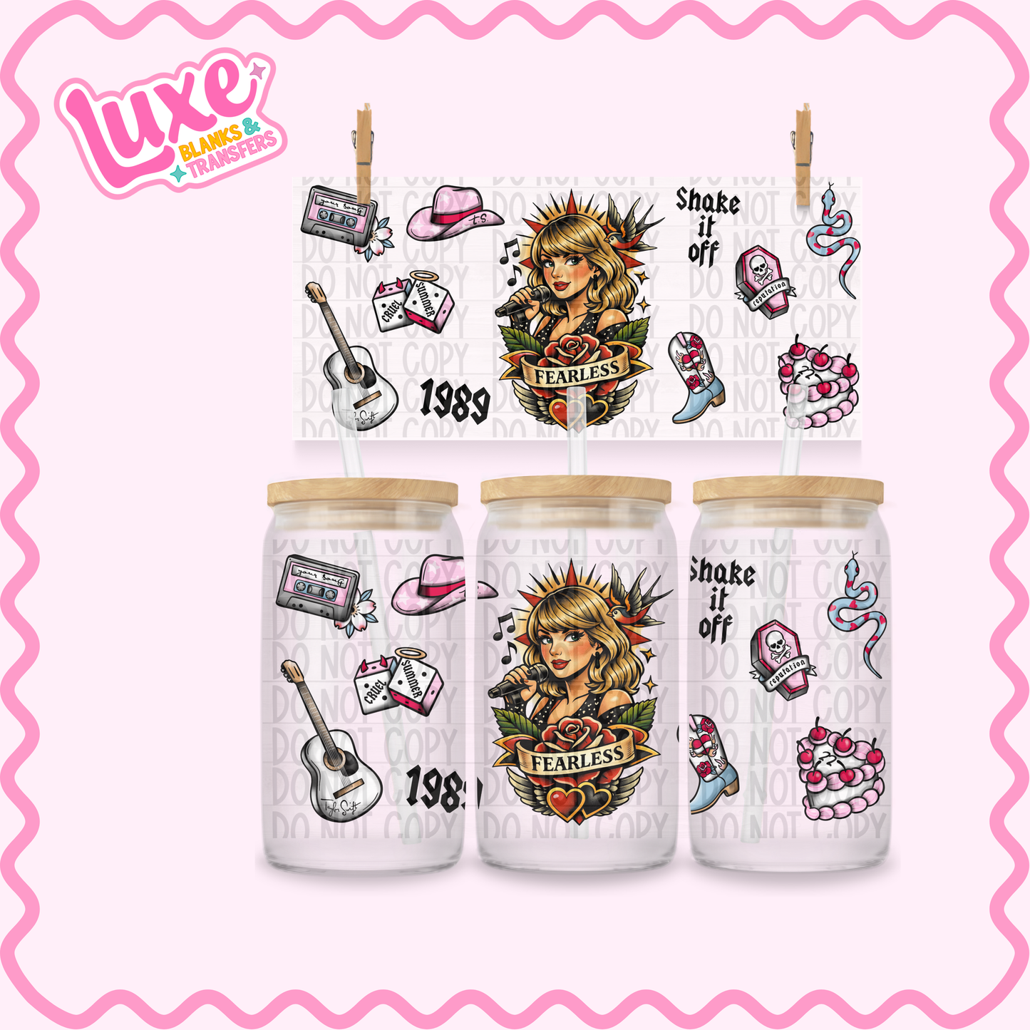 16oz UV DTF Wrap | T.Swift (Exclusive) | #2413
