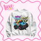 DTF Heat Transfer | Monster Truck Bailey Flame | #749