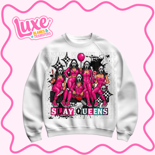 DTF Heat Transfer | Slay Queens | #1448