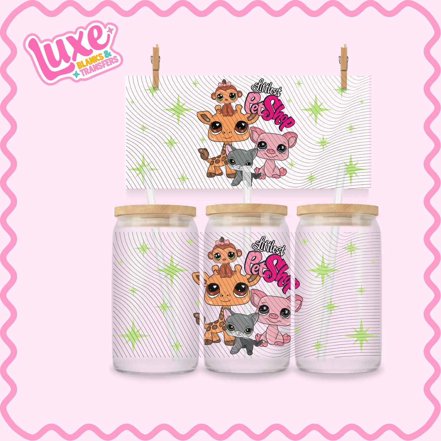 16oz UV DTF Wrap | Little Pet Shop | #2273