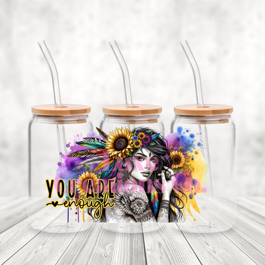 You Are Enough UV DTF Wrap  (#139)