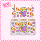 16oz UV DTF Wrap | Tangle Princess | #2574