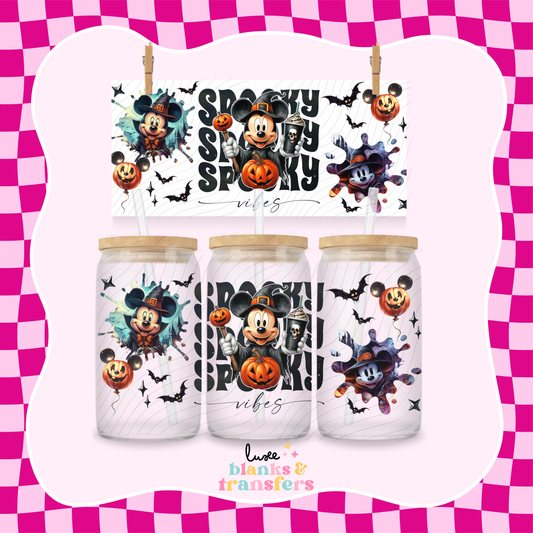 Mickey Spooky UV DTF Wrap (#800)