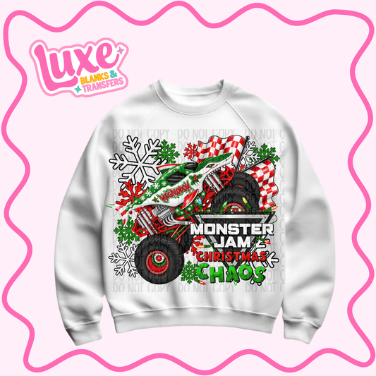 DTF Heat Transfer | Monster J4m Mega. Christmas | #1450