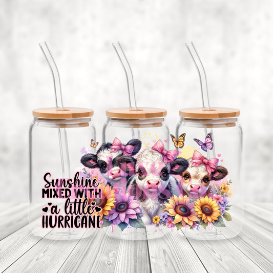 "Sunshine Mixed With A Little Hurricane" UV DTF Wrap  (#140)