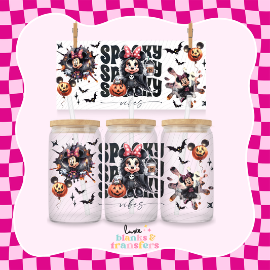 Minnie Spooky UV DTF Wrap (#801)