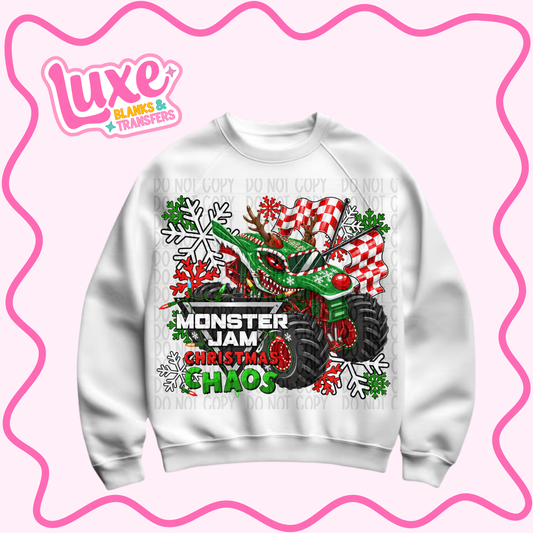 DTF Heat Transfer | Monster J4m Christmas | #1451