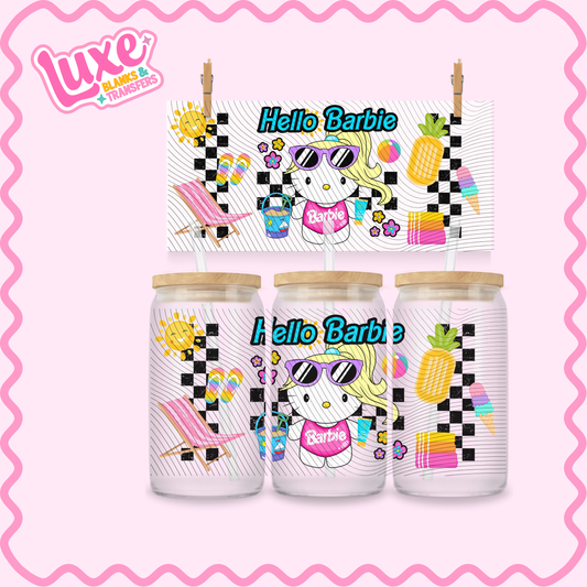 16oz UV DTF Wrap | Hello Barb/ie | #2276