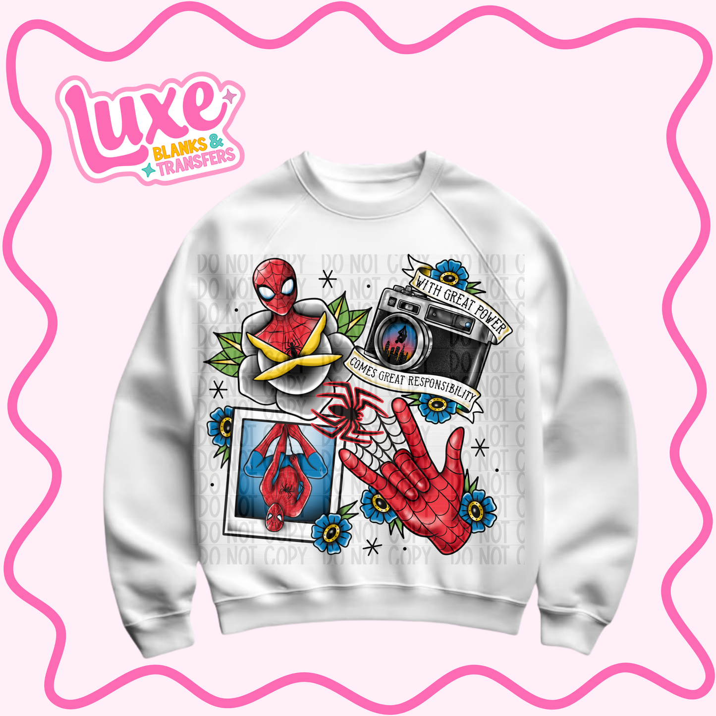 DTF Heat Transfer | Spidey Collage | #913