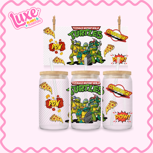 16oz UV DTF Wrap | Turtle Characters | #3063