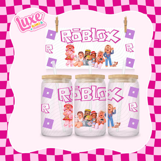 Blox Game Girls | 16oz UV DTF Wrap | #1302