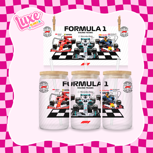 F1 Racing | 16oz UV DTF Wrap | #1303