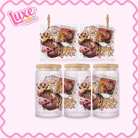 16oz UV DTF Wrap | Hakuna | #3551