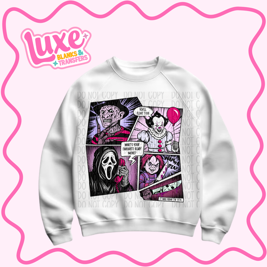 DTF Heat Transfer | Spooky Collage | #917