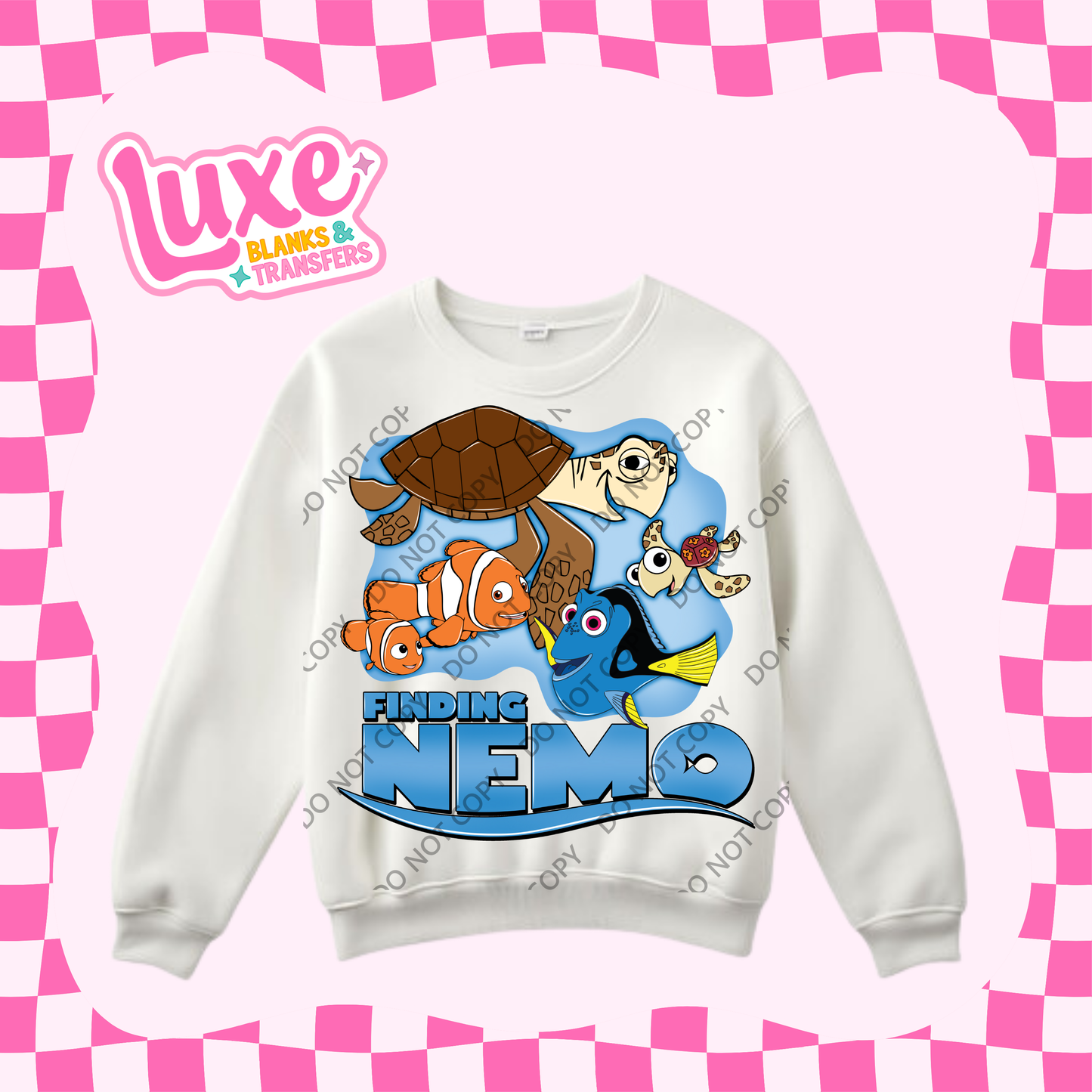 DTF Heat Transfer | Finding Fish Movie | #450