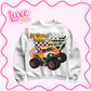 DTF Heat Transfer | Monster Truck El Toro Flame | #750