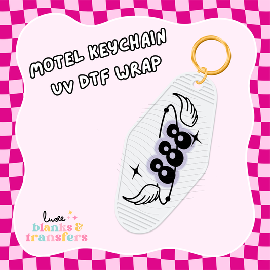 Motel Keychain UV DTF Wrap (#C18)