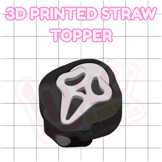 3D Printed Straw Topper | Ghosty