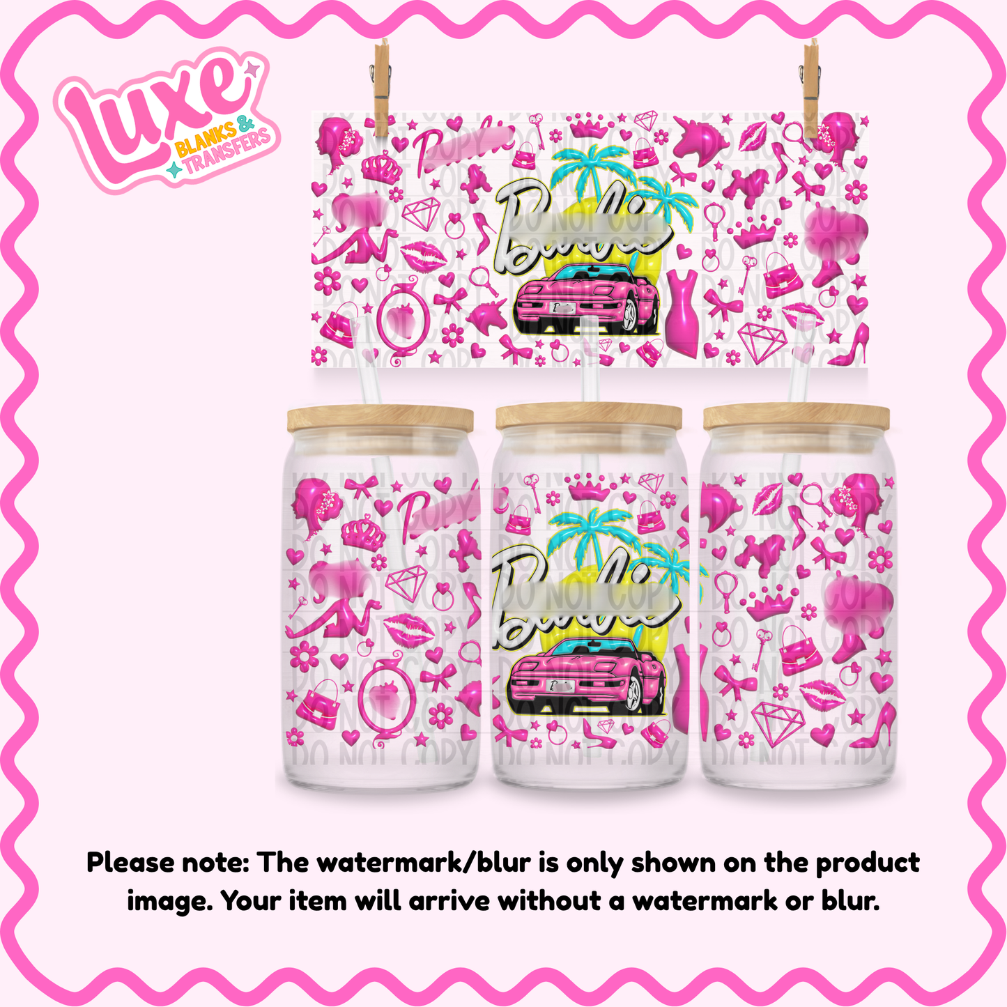 16oz UV DTF Wrap | BGirl | #3860