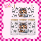 Cutesy Tiger Gingham | 16oz UV DTF Wrap | #1633