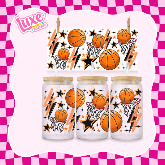 Basketball | 16oz UV DTF Wrap | #1305
