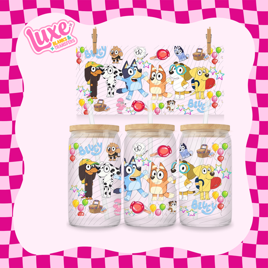 16oz UV DTF Wrap | Blue & Co | #1794