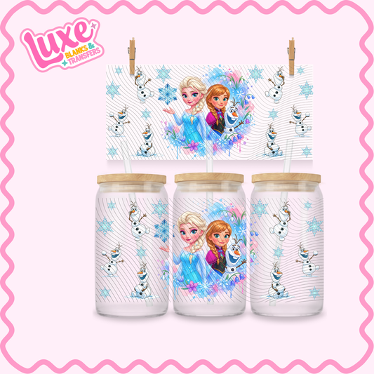 16oz UV DTF Wrap | Ice Princess | #3067