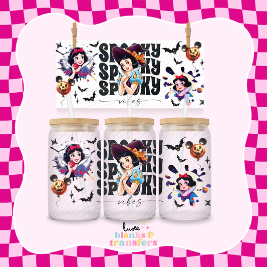 Snow Spooky UV DTF Wrap (#808)