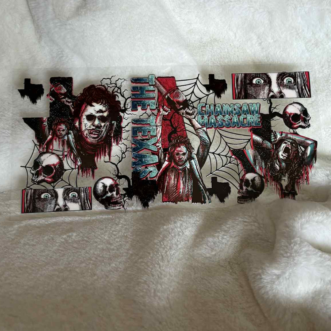 "Texas Chainsaw" UV DTF Wrap | READY TO SHIP | #R11