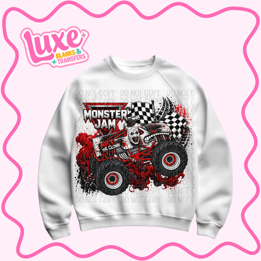 DTF Heat Transfer | Monster J4m Art Spooky | #1460