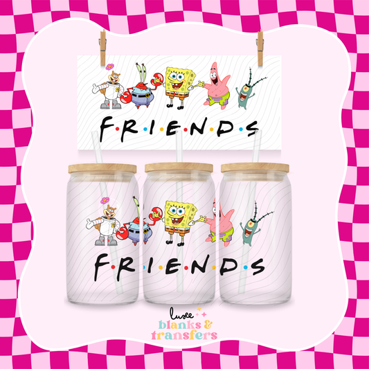 Sponge Friends UV DTF Wrap (#443)