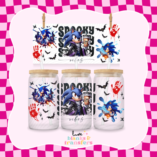 Sonic Spooky UV DTF Wrap (#809)