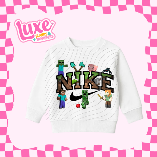 Mine Game Nke | Kids DTF Heat Transfer | #02