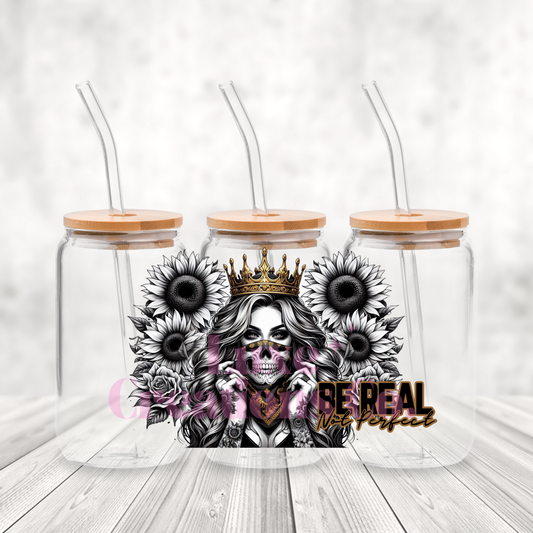 "Be Real Not Perfect" UV DTF Wrap  (#150)