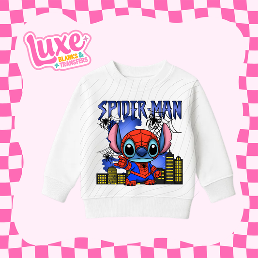 Spider Blue Alien | Kids DTF Heat Transfer | #03