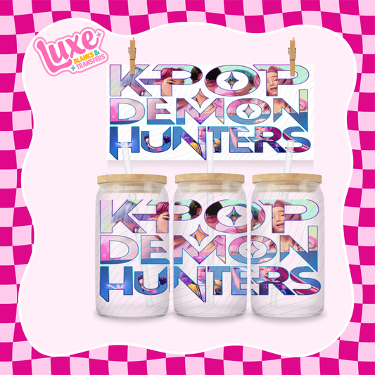 K-Pop Demon Hunters | 16oz UV DTF Wrap | #1309