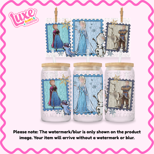 16oz UV DTF Wrap | Freezer Stamp | #1061