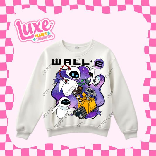 DTF Heat Transfer | Wall/E Movie | #455