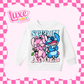 Blue & Pink Alien | Kids DTF Heat Transfer | #05