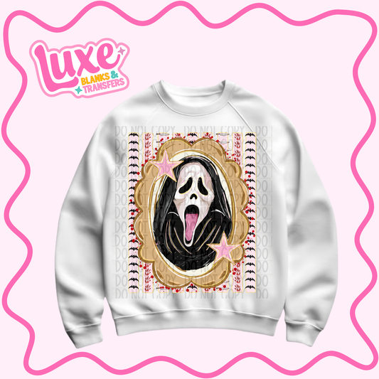 DTF Heat Transfer | Cutesy Ghosty Frame | #1463
