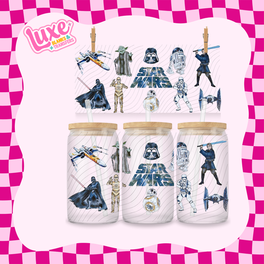 16oz UV DTF Wrap | Star Battle | #1799