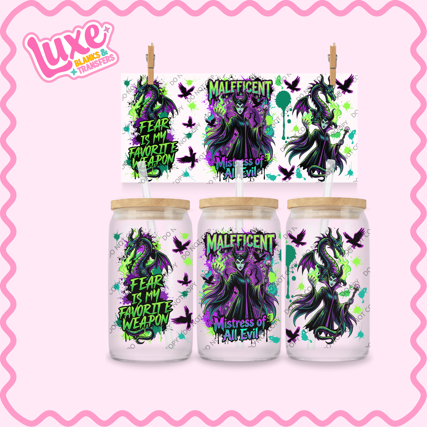 16oz UV DTF Wrap | Evil Queen | #2279