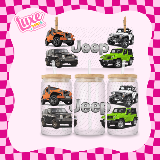 16oz UV DTF Wrap | Jeep | #1800