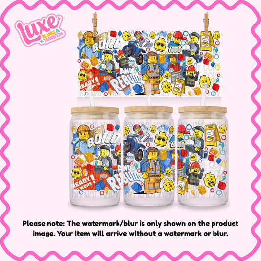 16oz UV DTF Wrap | Block Kids Toys | #2247A