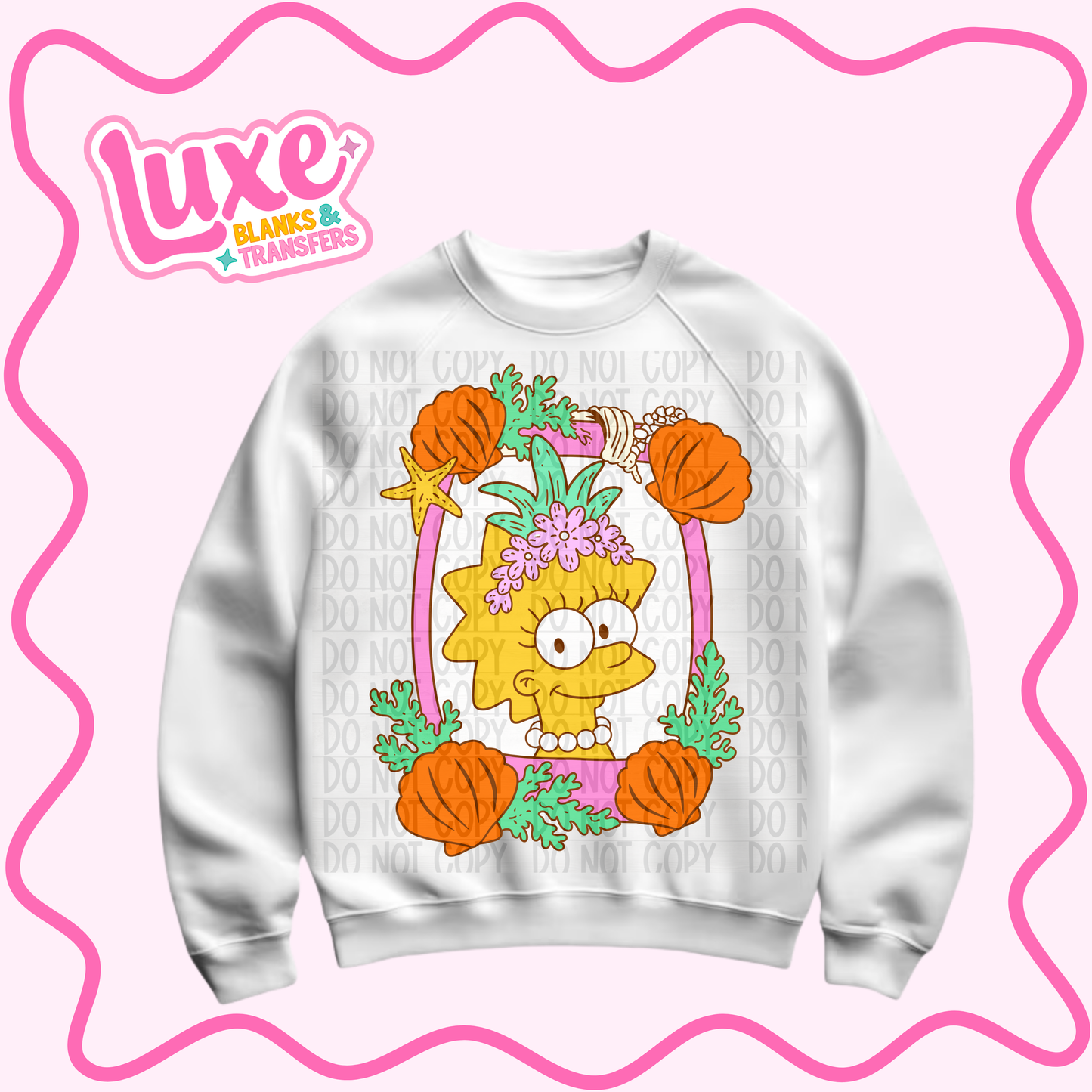DTF Heat Transfer | Lisa Shells | #924