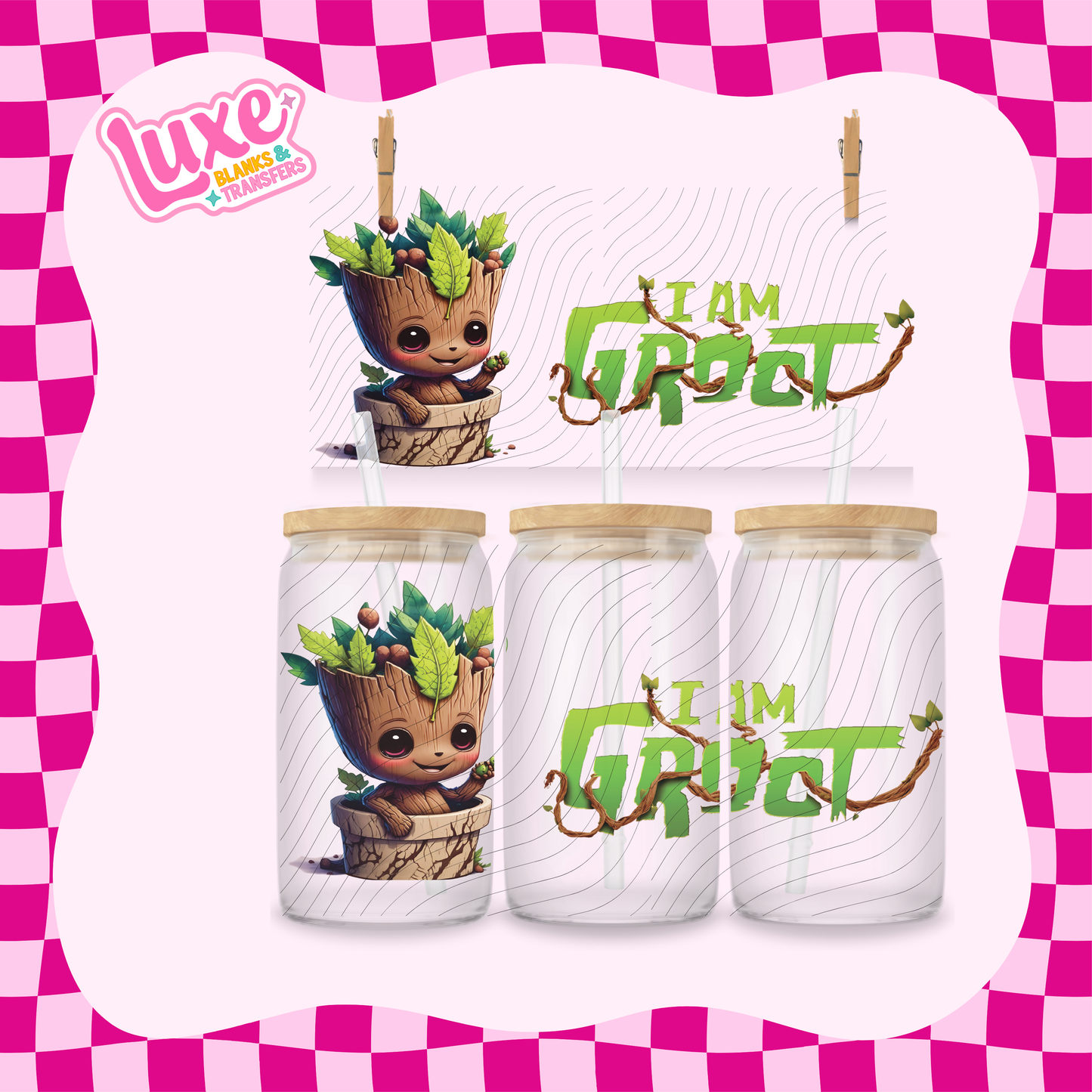 16oz UV DTF Wrap | Gr00t | #1801